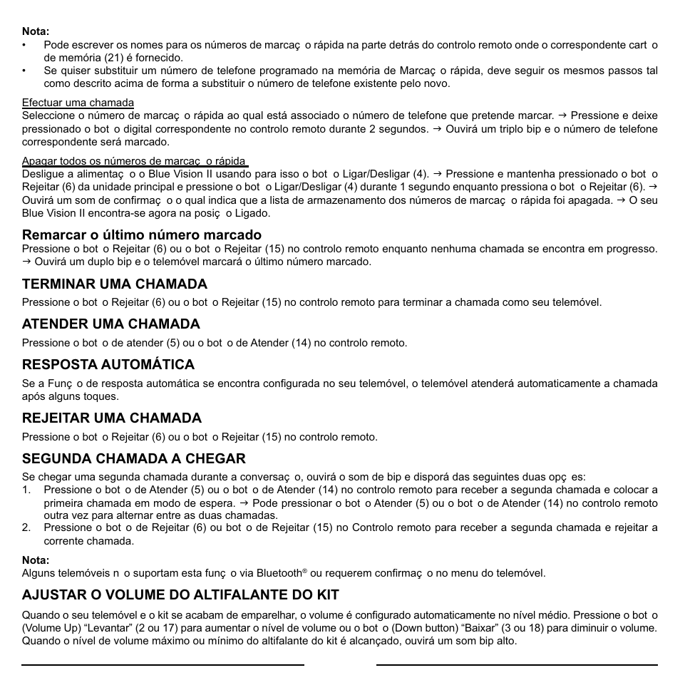 Mr Handsfree Blue Vision II User Manual | Page 57 / 95