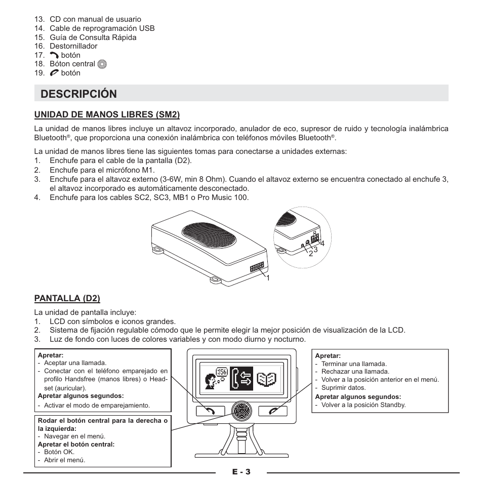 Descripción | Mr Handsfree Blue Compact Microphone User Manual | Page 138 / 291