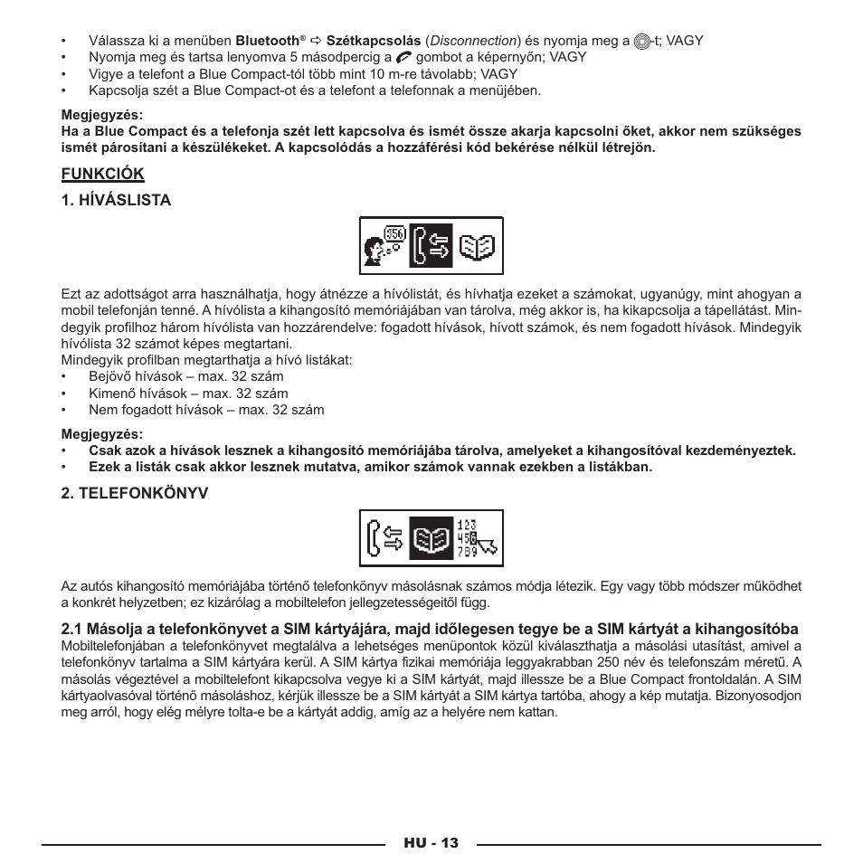 Mr Handsfree Blue Compact Microphone User Manual | Page 200 / 291