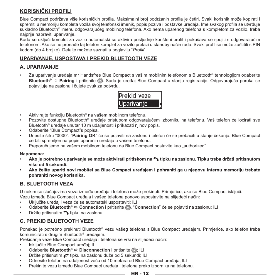 Mr Handsfree Blue Compact Microphone User Manual | Page 225 / 291