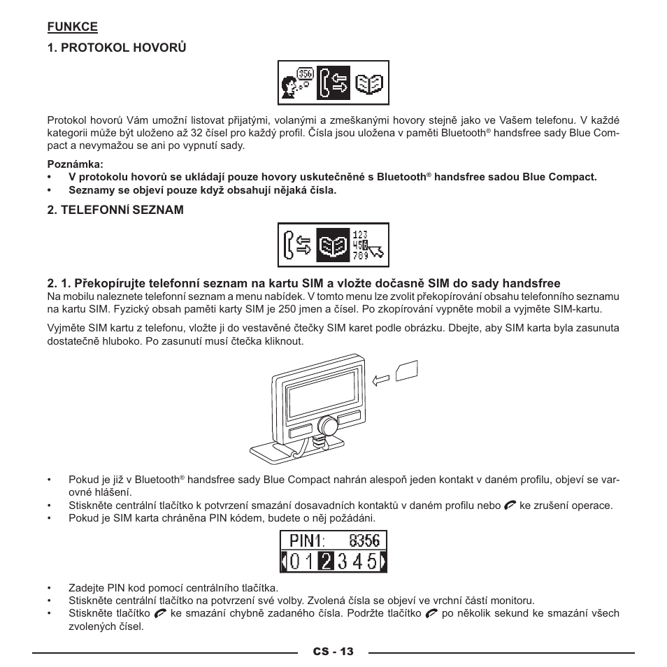 Mr Handsfree Blue Compact Microphone User Manual | Page 251 / 291