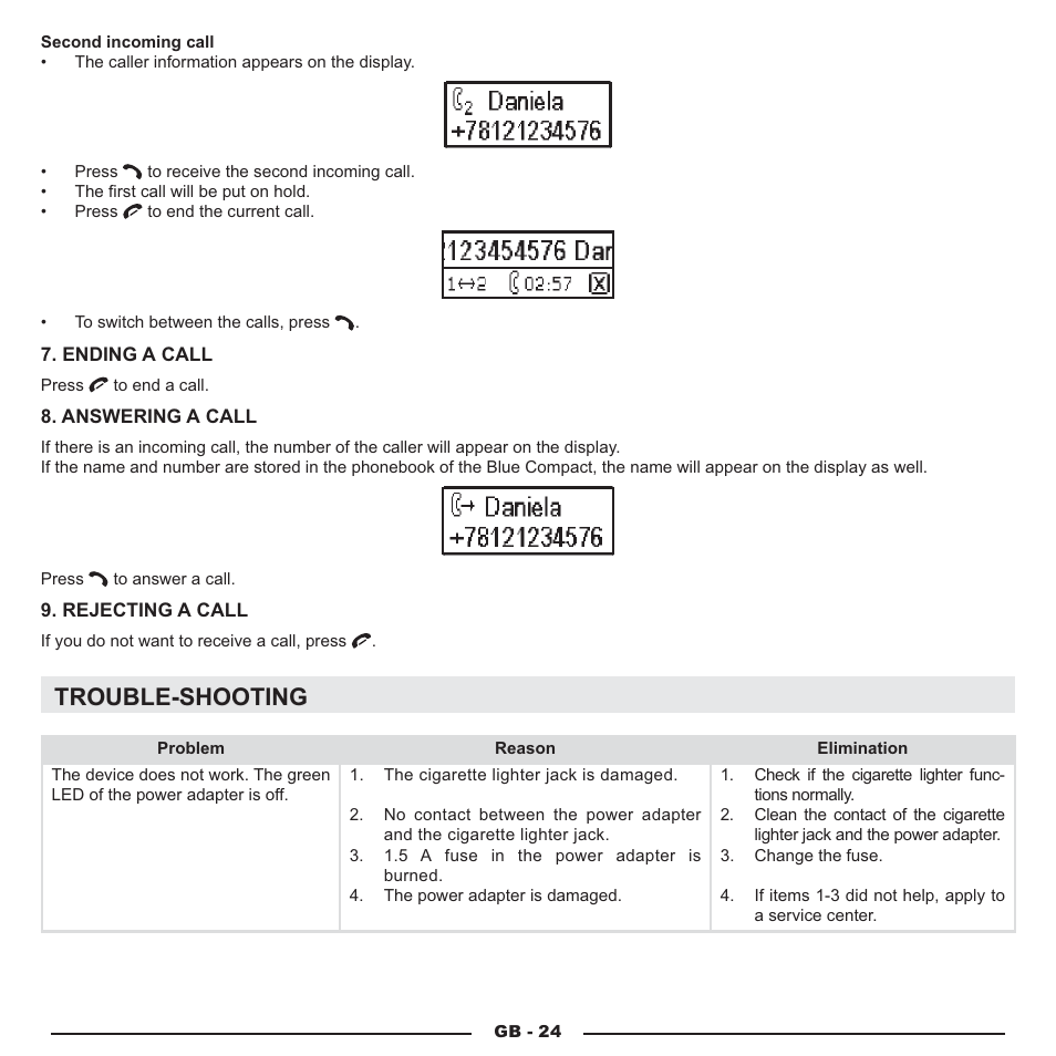 Trouble-shooting | Mr Handsfree Blue Compact Microphone User Manual | Page 27 / 291