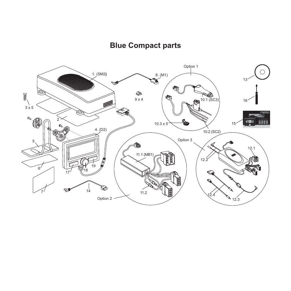 Blue compact parts | Mr Handsfree Blue Compact Microphone User Manual | Page 3 / 291