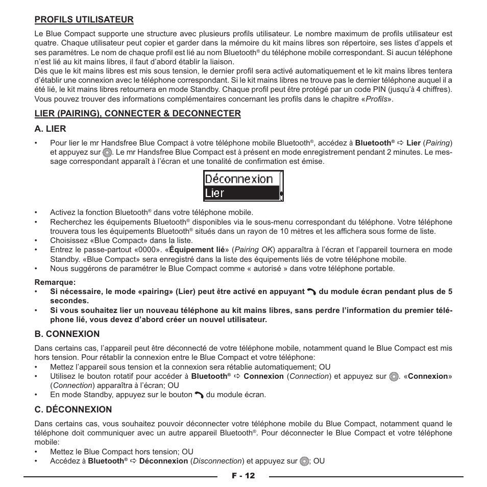 Mr Handsfree Blue Compact Microphone User Manual | Page 68 / 291