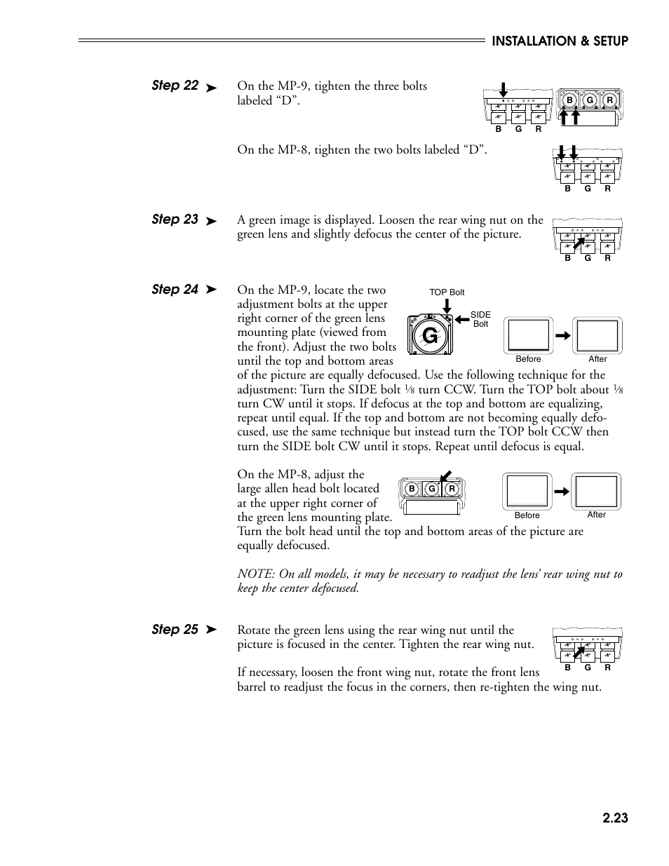 Madrigal Imaging MP-9 User Manual | Page 29 / 138