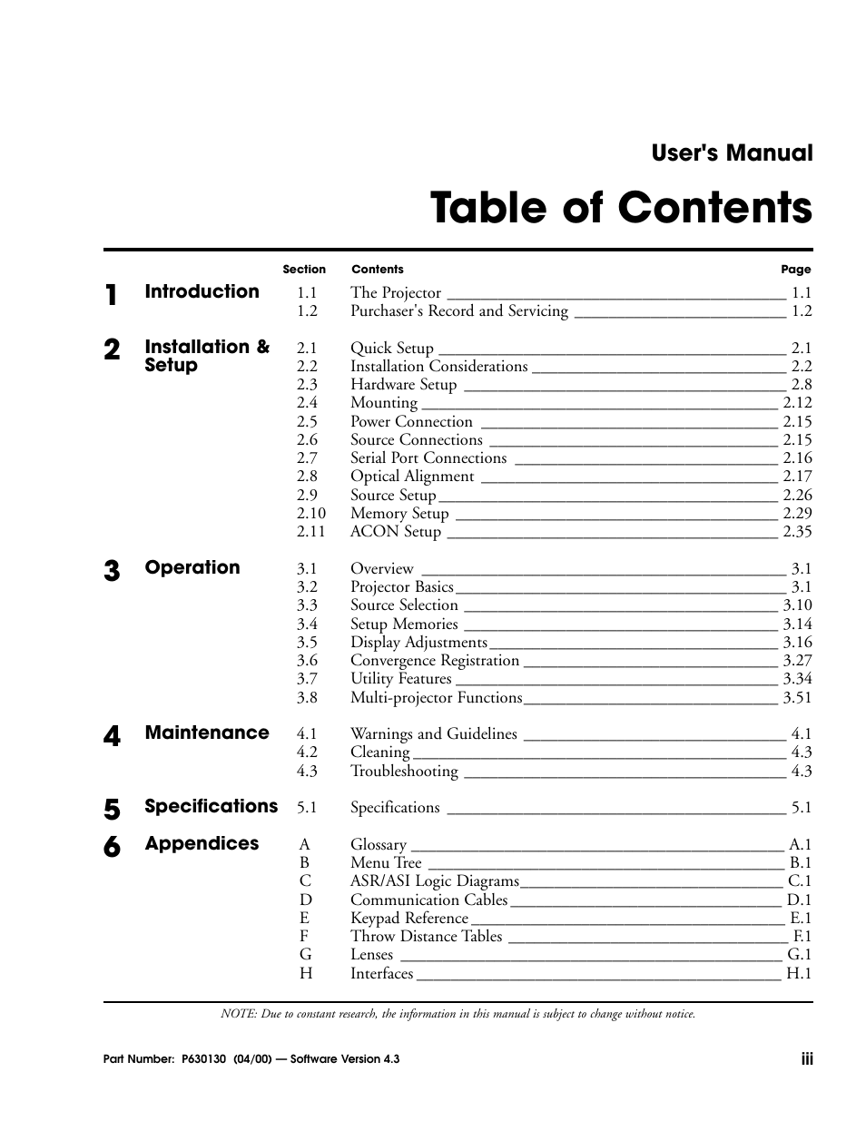 Madrigal Imaging MP-9 User Manual | Page 3 / 138