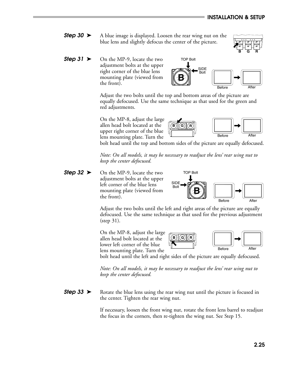 Madrigal Imaging MP-9 User Manual | Page 31 / 138