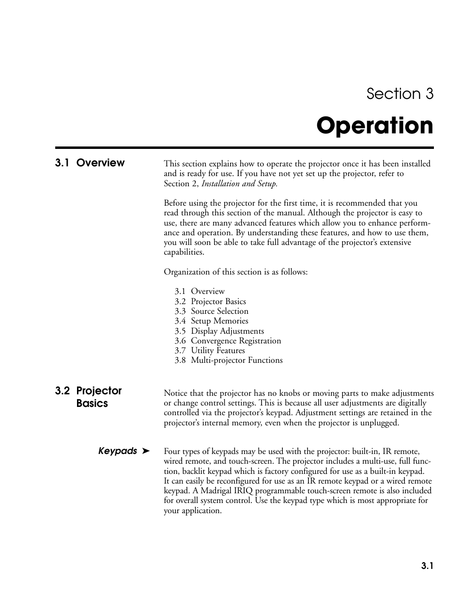 Operation | Madrigal Imaging MP-9 User Manual | Page 43 / 138