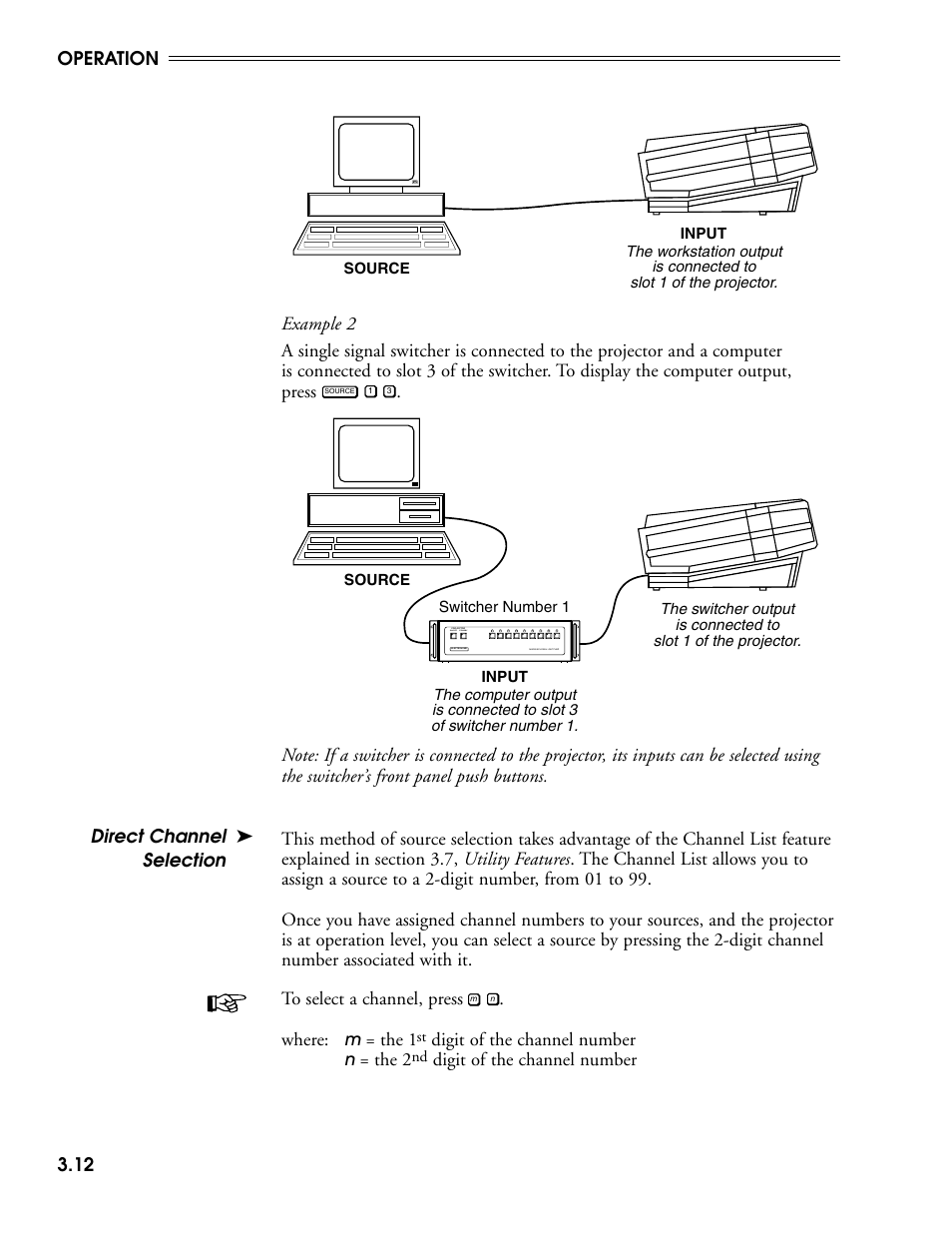 The 1, Digit of the channel number, The 2 | Operation 3.12 | Madrigal Imaging MP-9 User Manual | Page 54 / 138