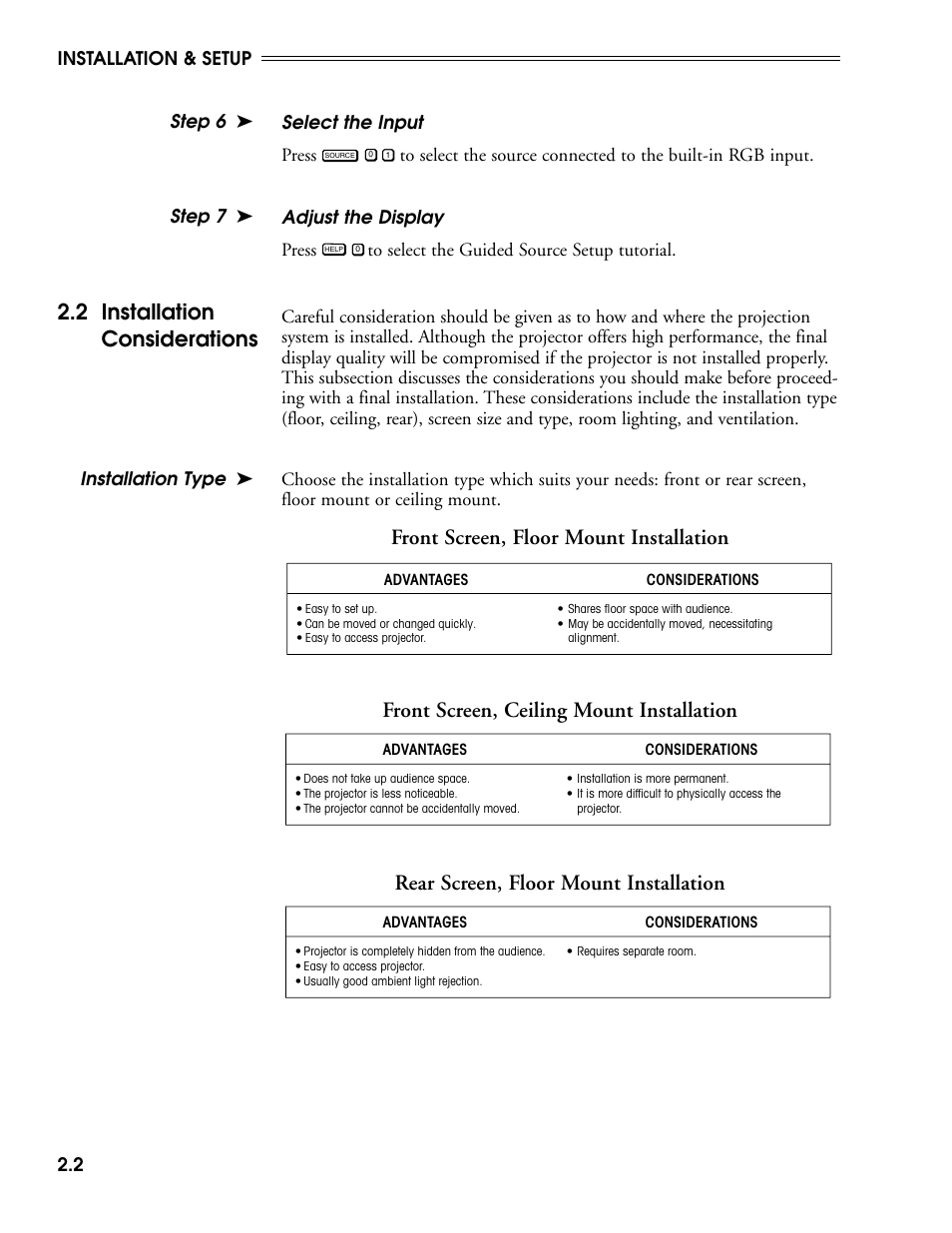 2 installation considerations | Madrigal Imaging MP-9 User Manual | Page 8 / 138