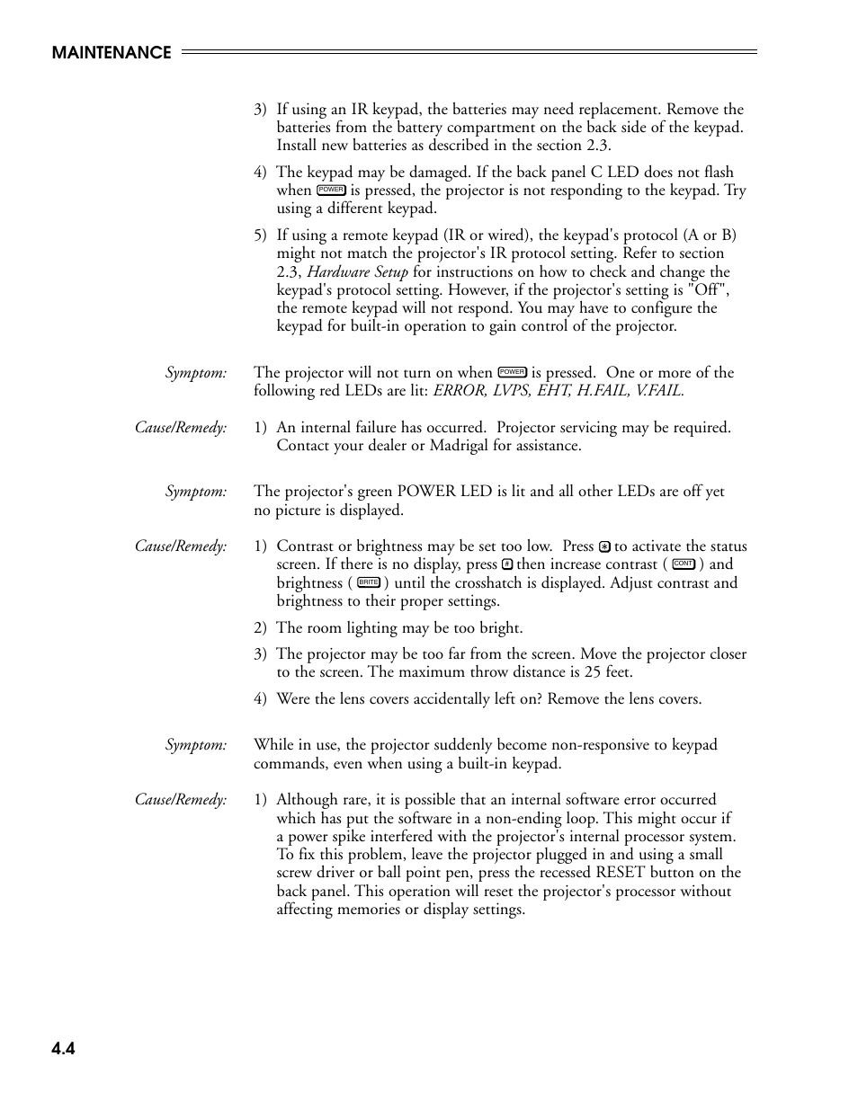 Madrigal Imaging MP-9 User Manual | Page 98 / 138