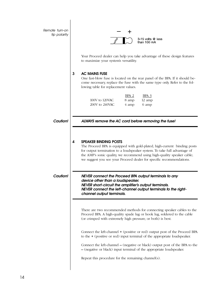 Madrigal Imaging BPA 3 User Manual | Page 14 / 22