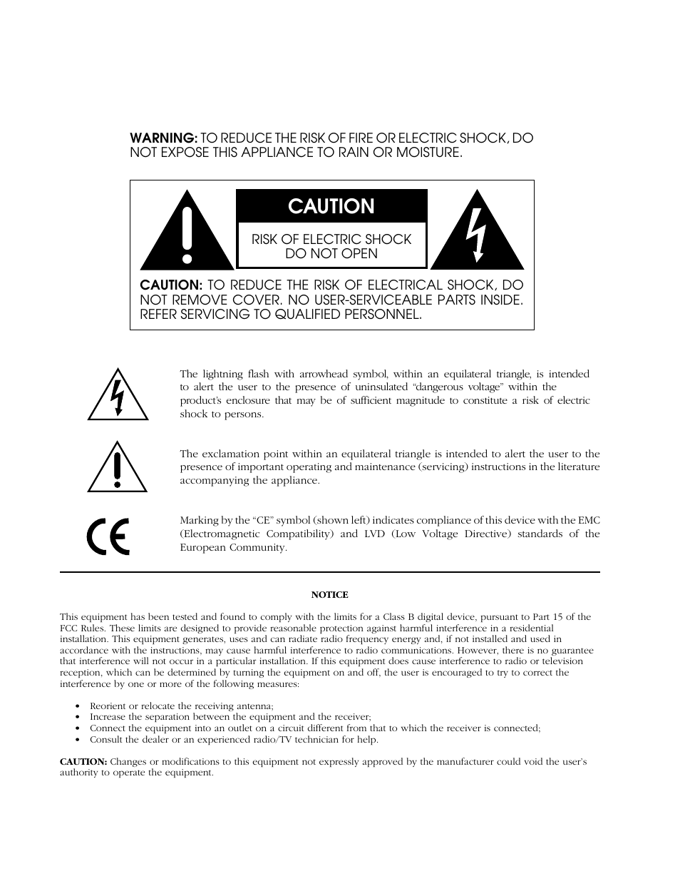 Caution | Madrigal Imaging N38 User Manual | Page 2 / 38