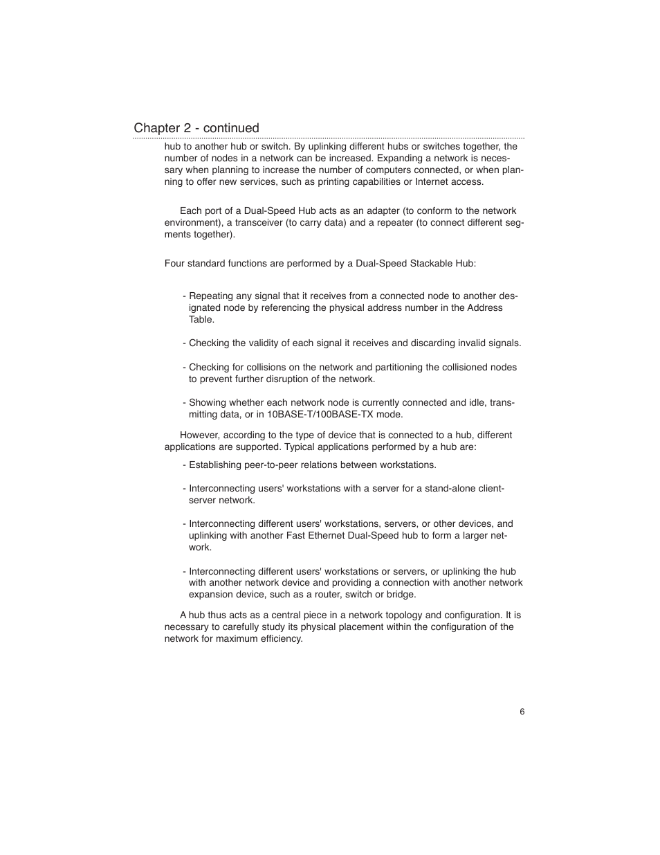 Chapter 2 - continued | Macsense Connectivity FDH-608/616 User Manual | Page 9 / 27