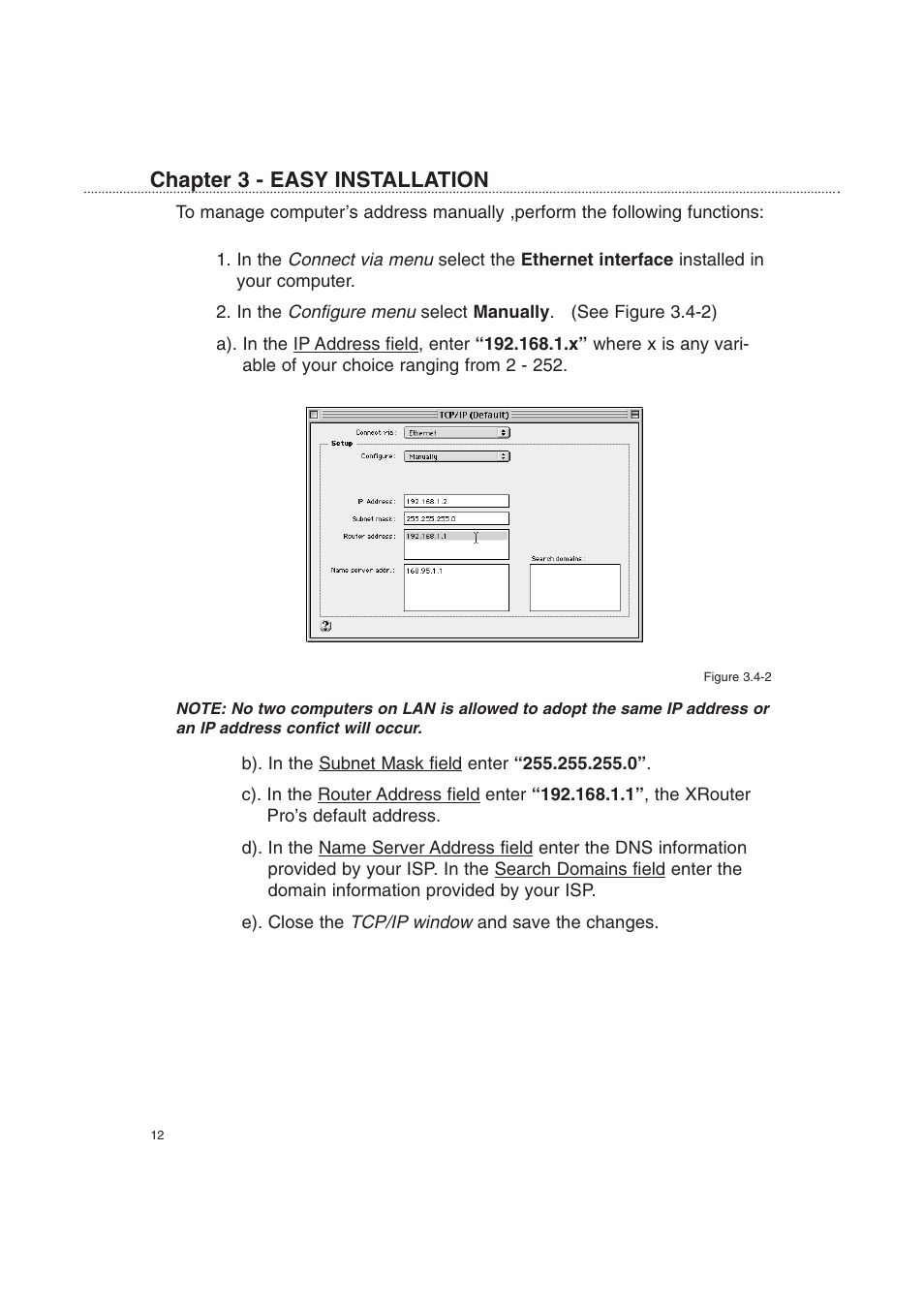 Chapter 3 - easy installation | Macsense Connectivity XRouter Pro User Manual | Page 17 / 46