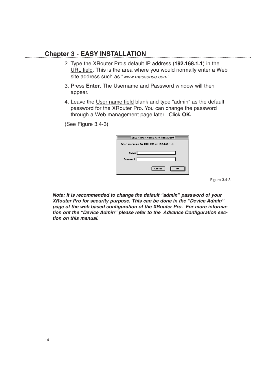 Chapter 3 - easy installation | Macsense Connectivity XRouter Pro User Manual | Page 19 / 46