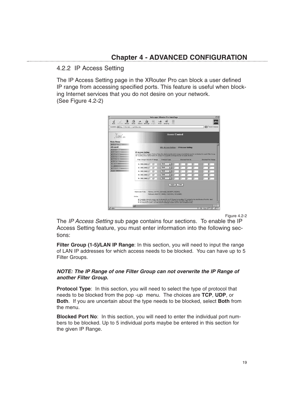 Chapter 4 - advanced configuration | Macsense Connectivity XRouter Pro User Manual | Page 24 / 46