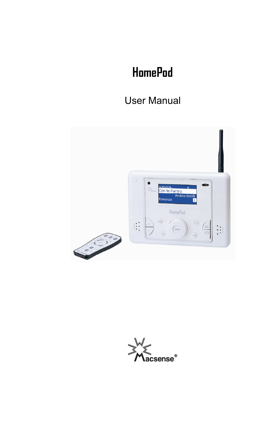 Macsense Connectivity HomePod User Manual | 49 pages