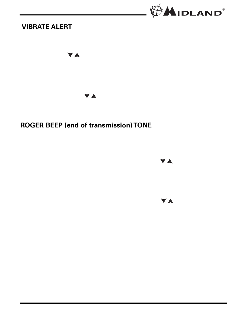 MIDLAND GXT500/550/565 User Manual | Page 12 / 20