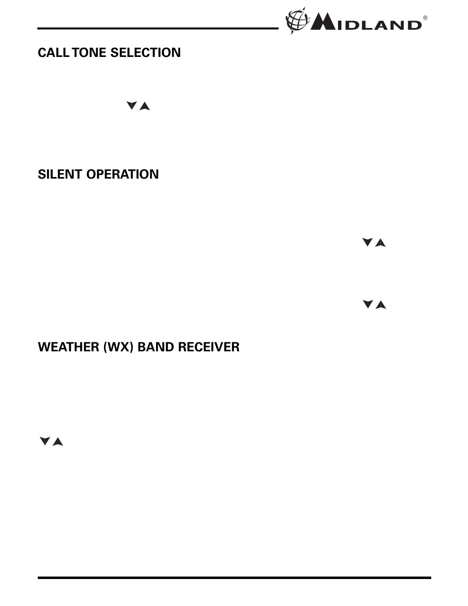 MIDLAND GXT500/550/565 User Manual | Page 13 / 20