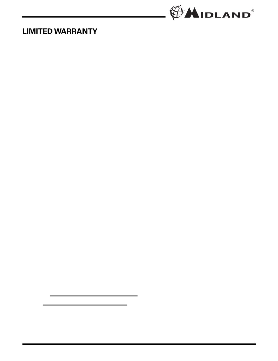 MIDLAND GXT500/550/565 User Manual | Page 17 / 20