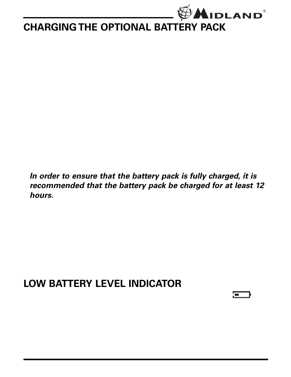 MIDLAND GXT500/550/565 User Manual | Page 7 / 20
