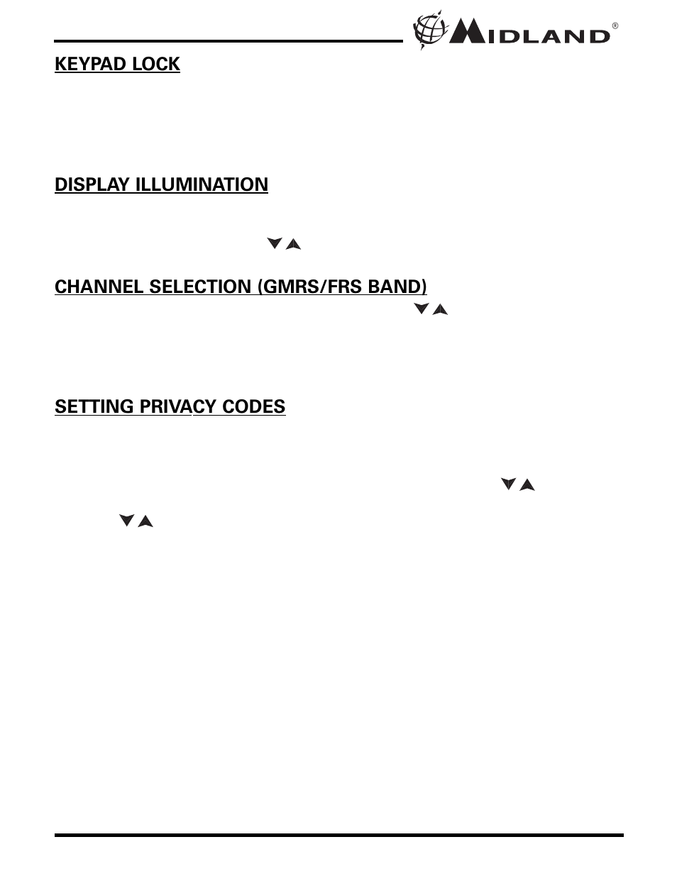 MIDLAND GXT720/775 User Manual | Page 11 / 24