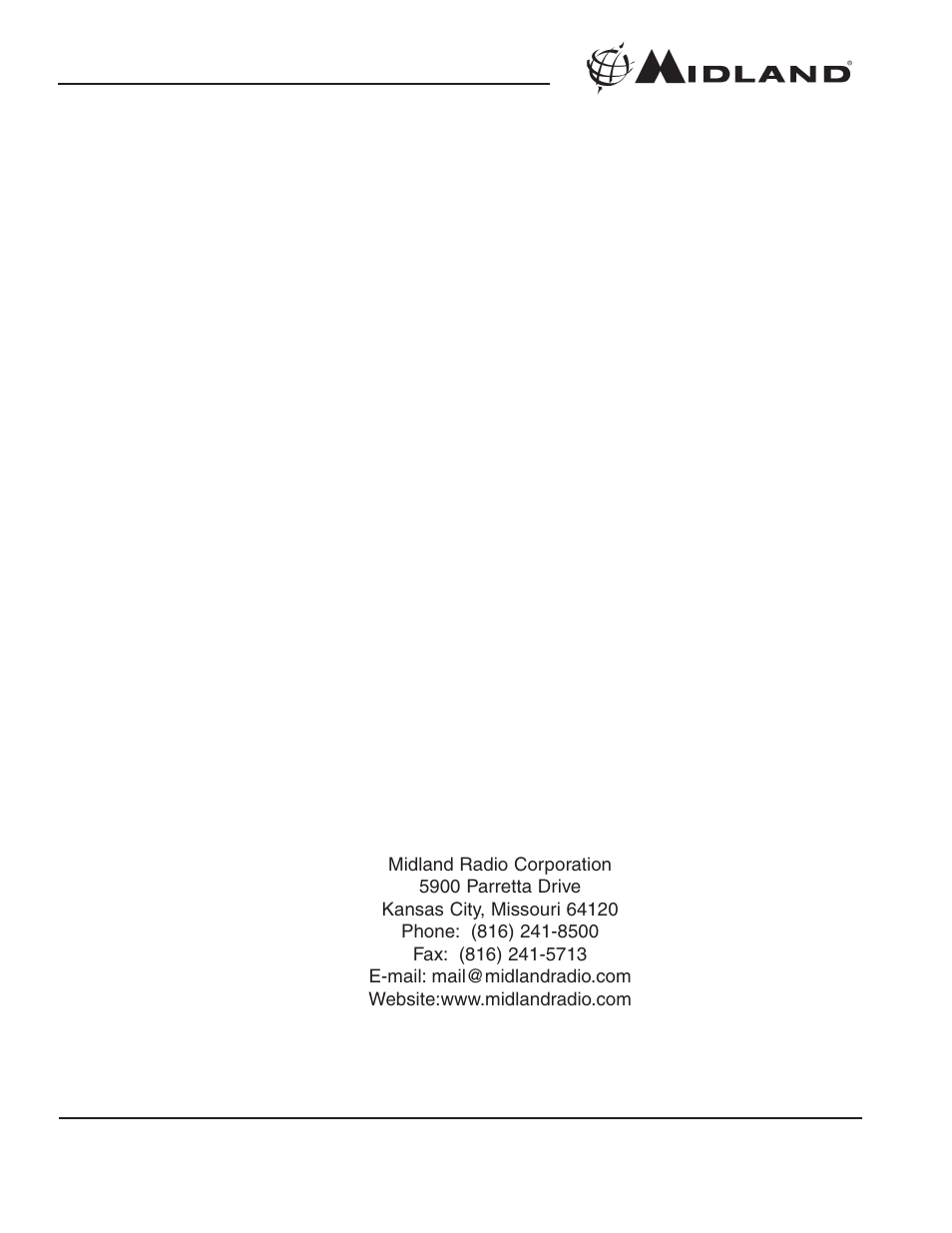 MIDLAND WR-100 Owner Manual User Manual | Page 17 / 18