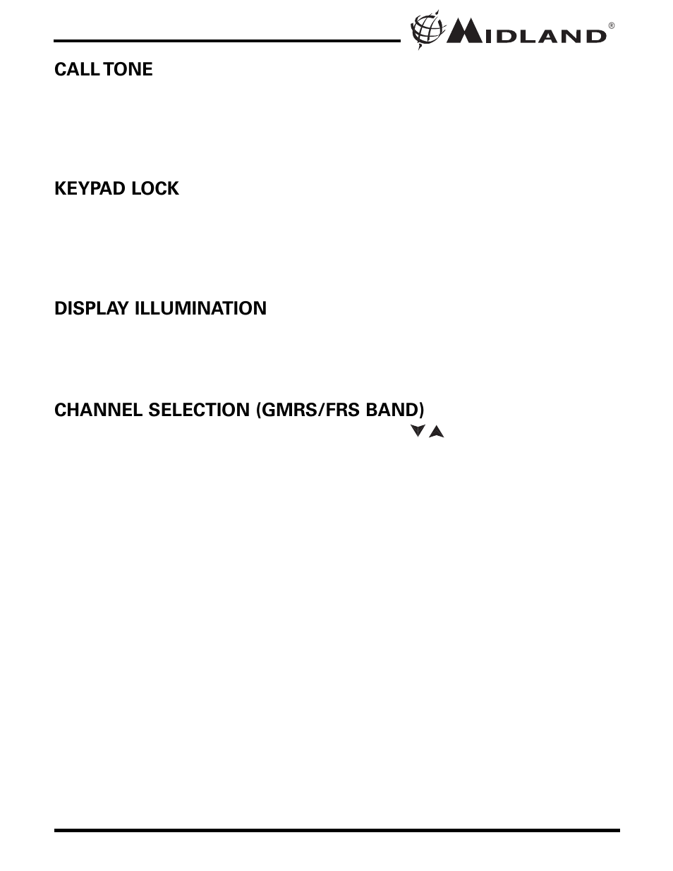 MIDLAND GXT300/325/310/400/450 User Manual | Page 10 / 20