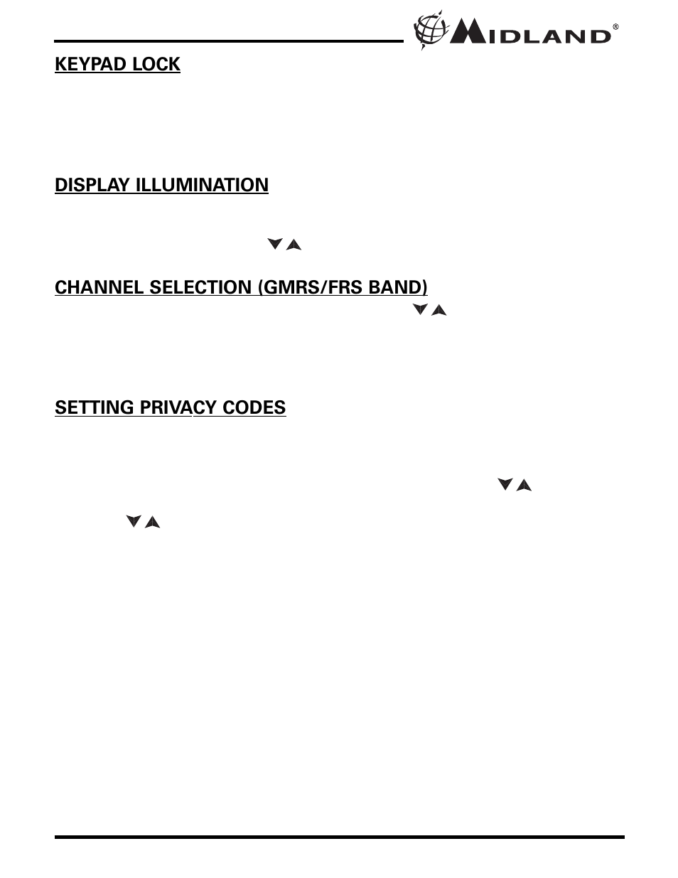 MIDLAND GXT740/785 User Manual | Page 11 / 24