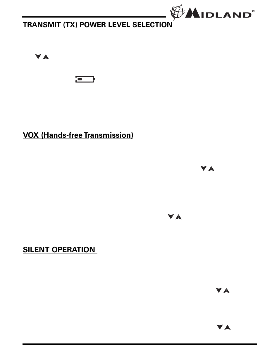 MIDLAND GXT740/785 User Manual | Page 12 / 24