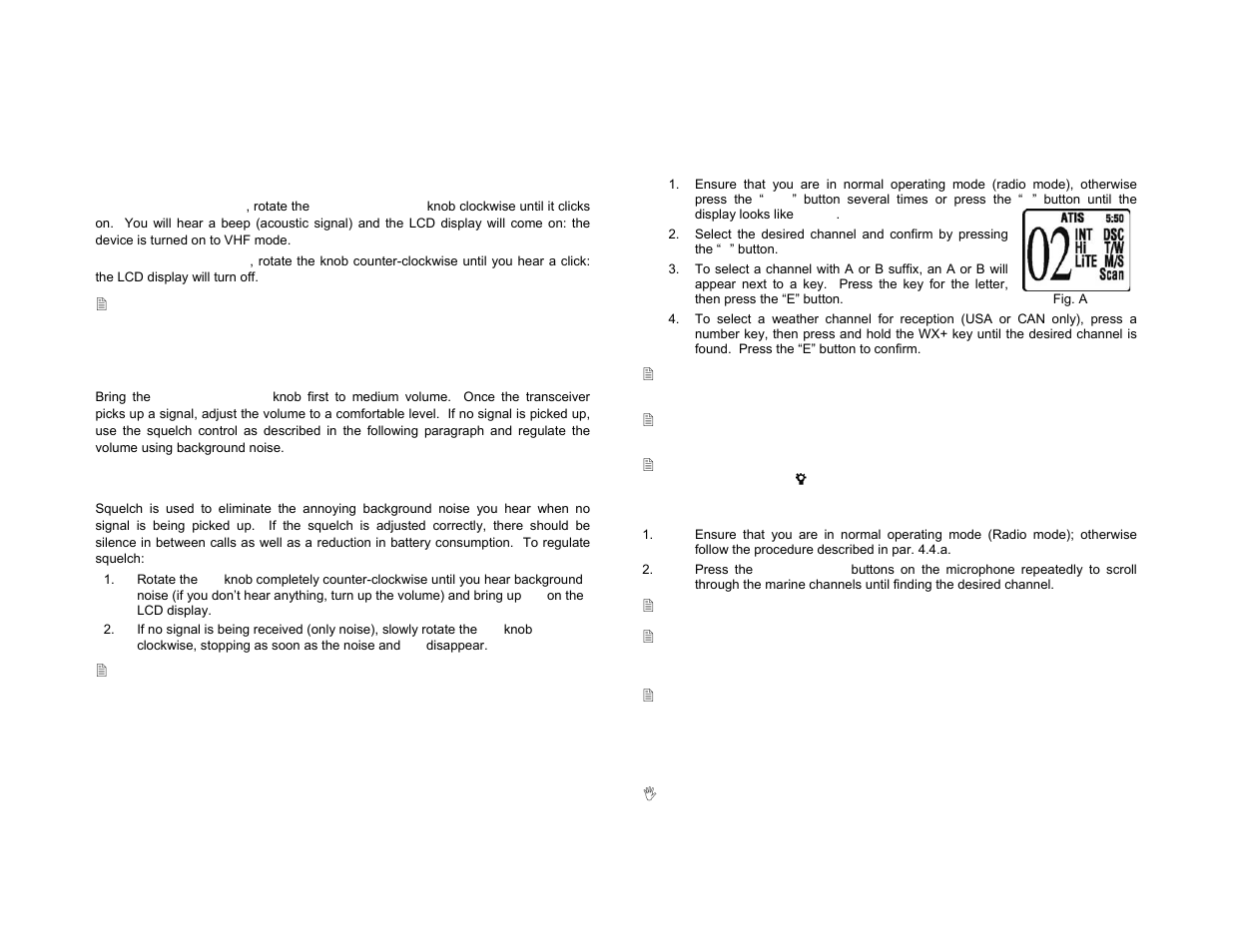 Basic operation | Midland Radio RG2W or RG2B User Manual | Page 14 / 30