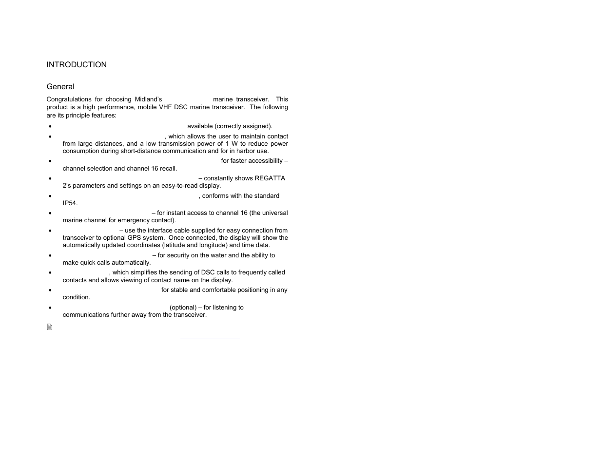 Midland Radio RG2W or RG2B User Manual | Page 6 / 30