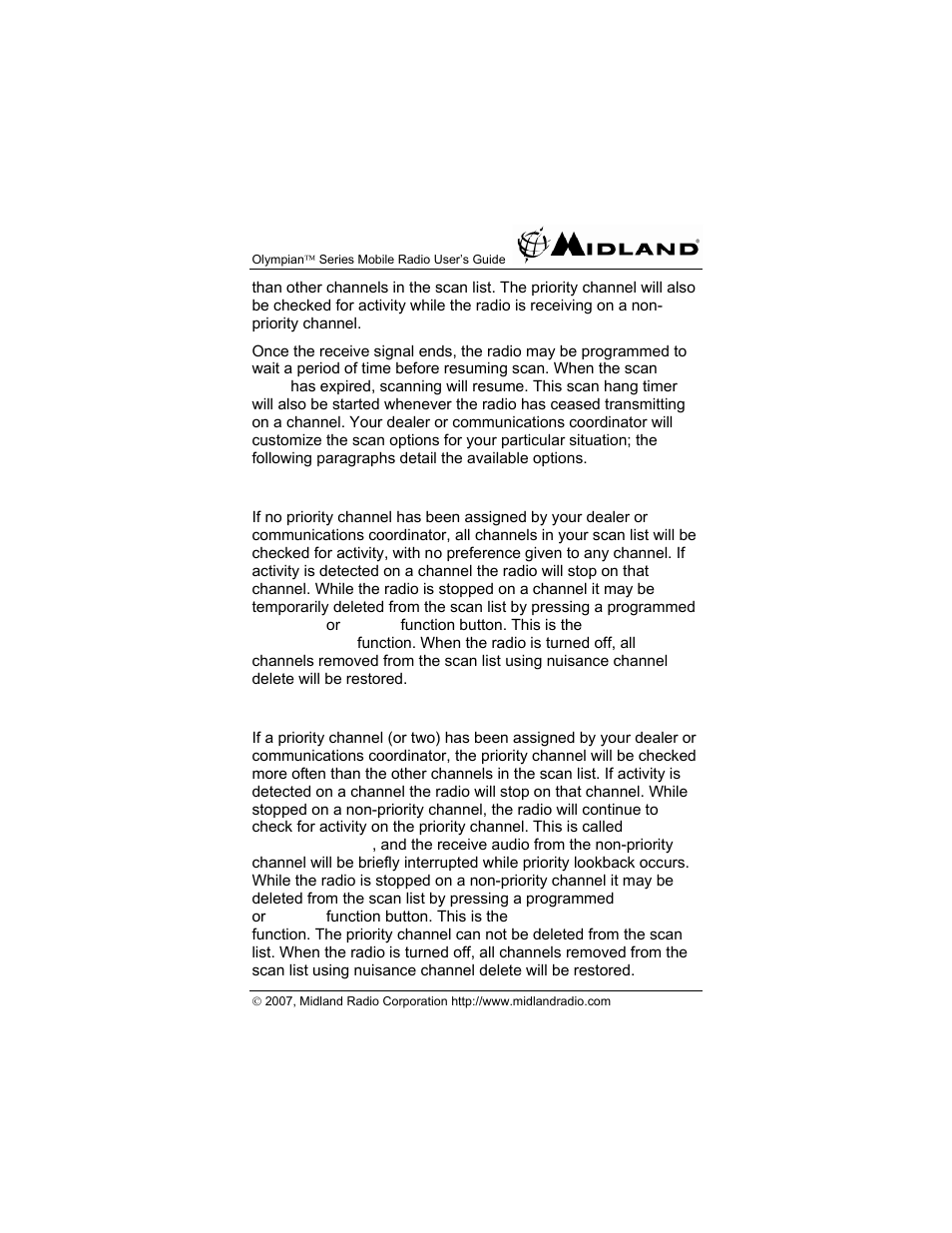 Midland Radio OLYMPIANTM SERIES MO-4128 User Manual | Page 15 / 28