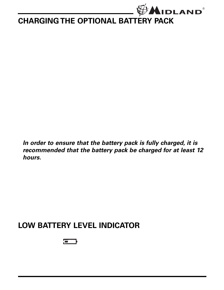 MIDLAND LXT210/216/303/305/310/350/410/435 User Manual | Page 7 / 20