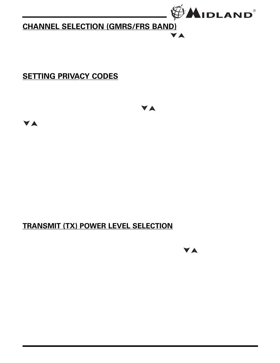 MIDLAND LXT460 User Manual | Page 10 / 24
