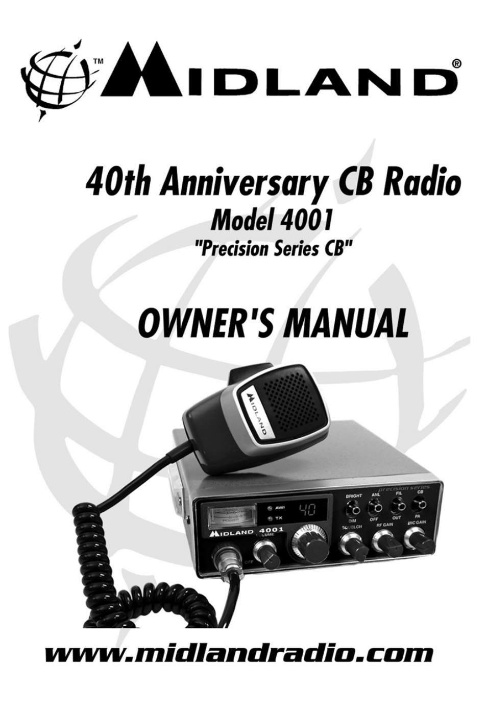 MIDLAND 4001 User Manual | 12 pages
