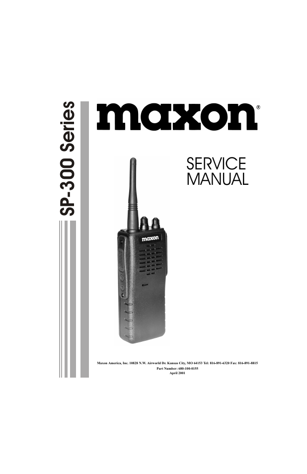 Midland Radio SP-300 User Manual | 52 pages