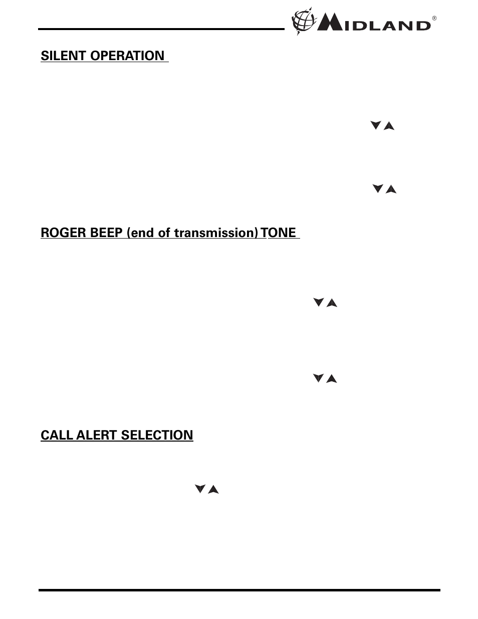 MIDLAND GXT800/808/850 User Manual | Page 16 / 28