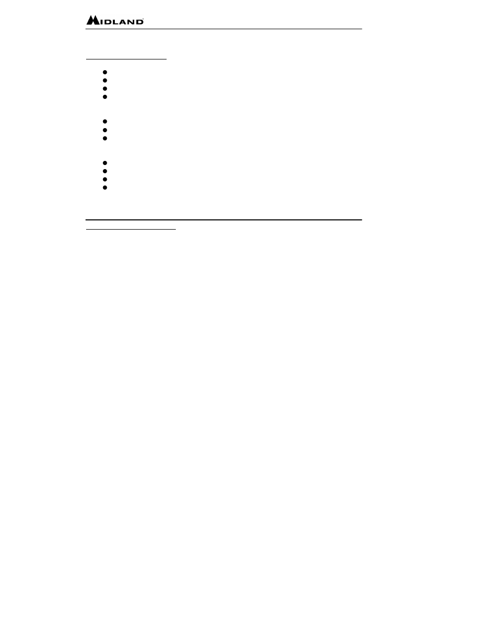 MIDLAND LXT300/315 User Manual | Page 18 / 24