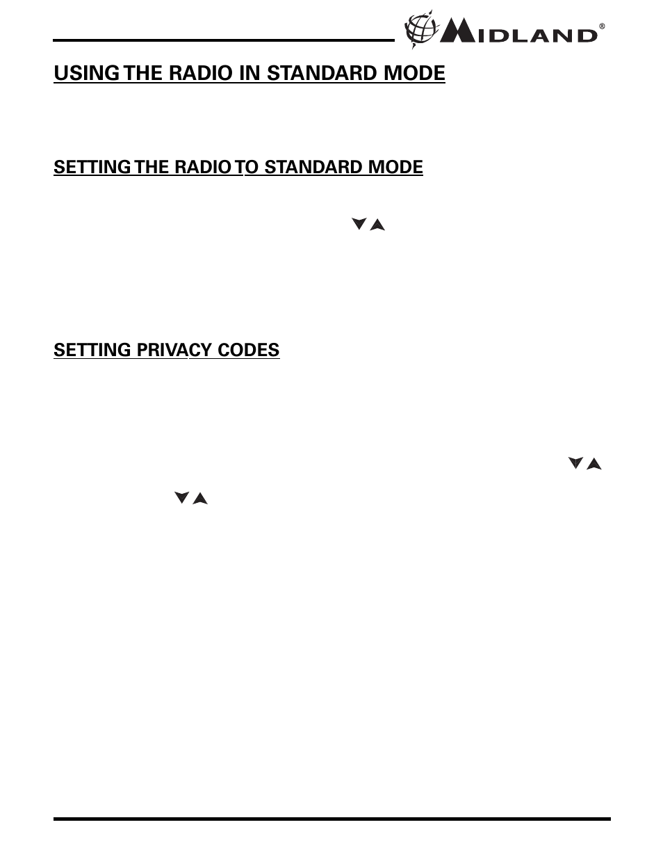 MIDLAND GXT1000 series User Manual | Page 14 / 28