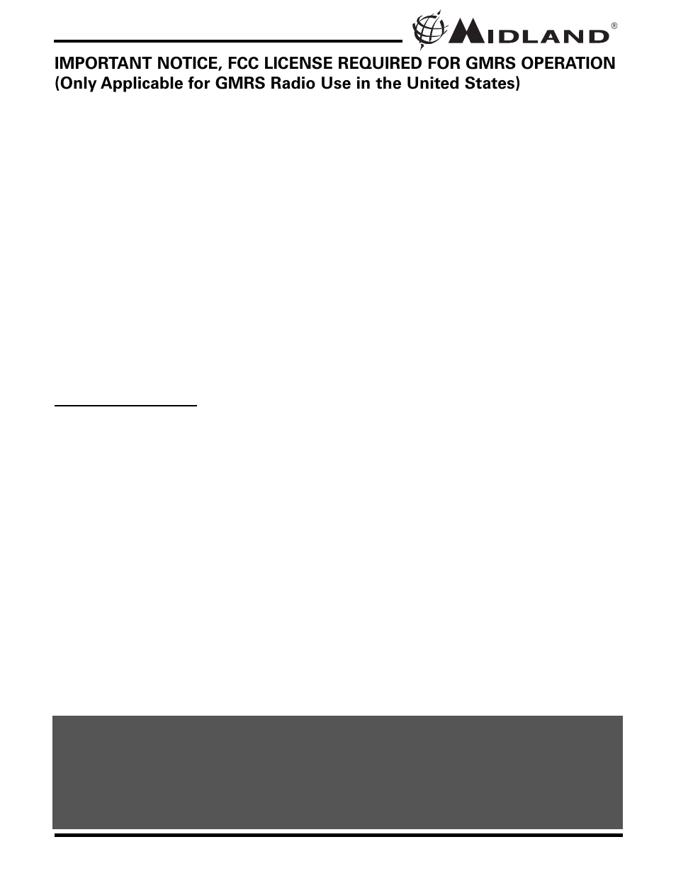 MIDLAND LXT340/345 User Manual | Page 4 / 20