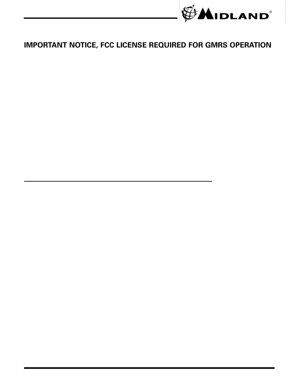 Midland Radio GXT444 User Manual | Page 4 / 16