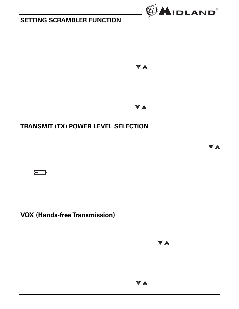 MIDLAND GXT900 User Manual | Page 15 / 28