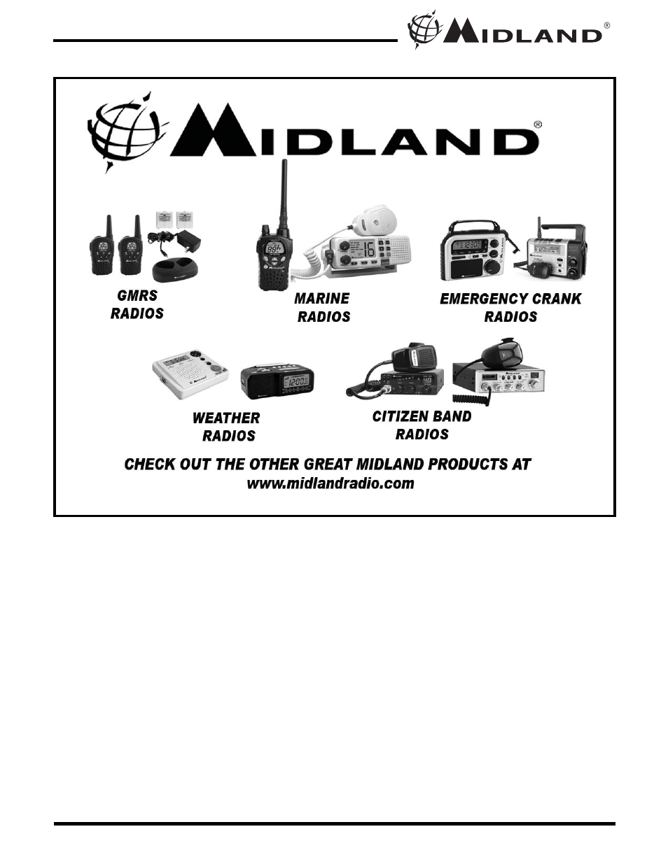 MIDLAND GXT900 User Manual | Page 24 / 28