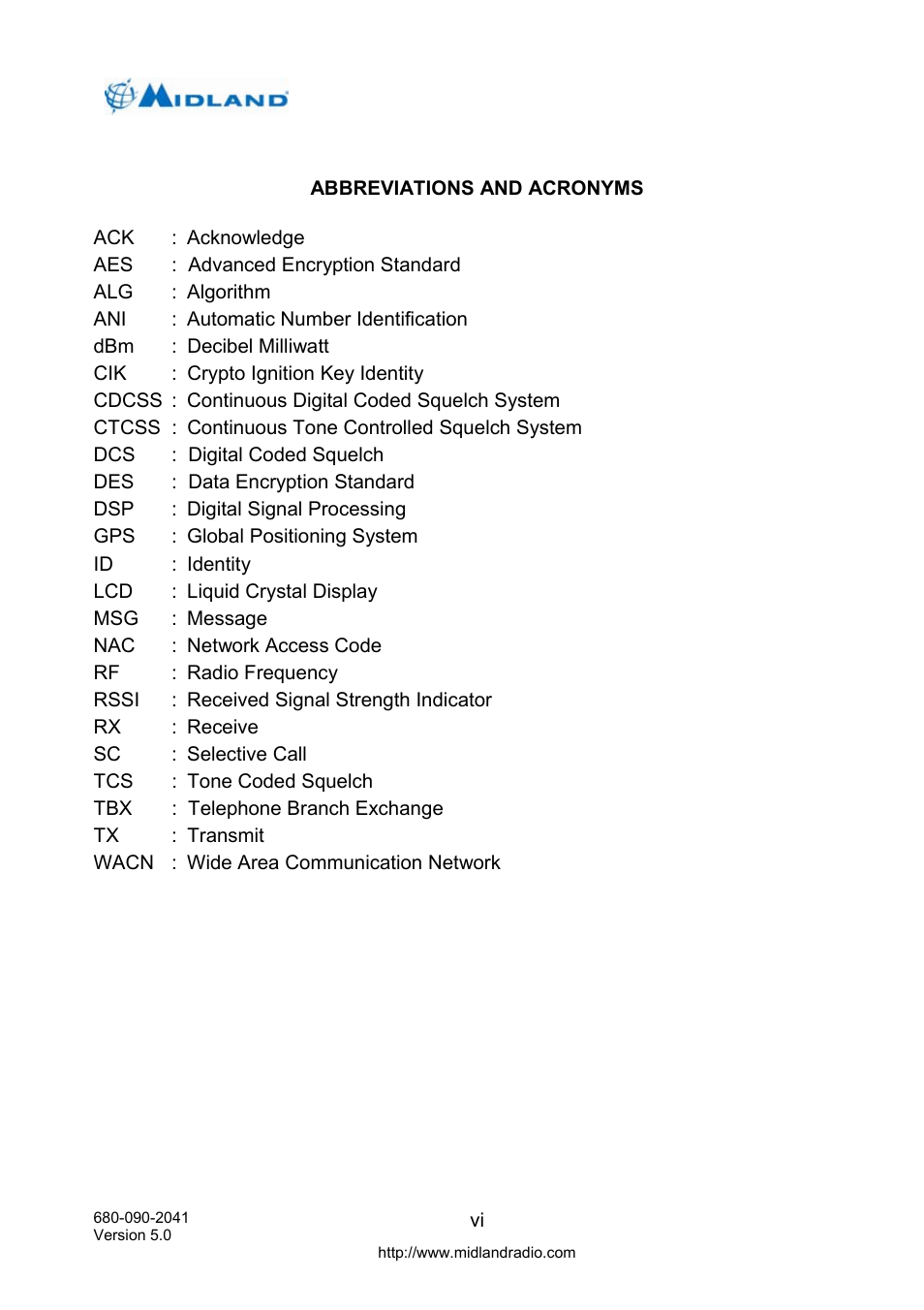 Midland Radio P25 User Manual | Page 7 / 72