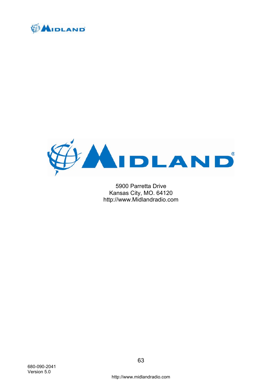 Midland Radio P25 User Manual | Page 72 / 72