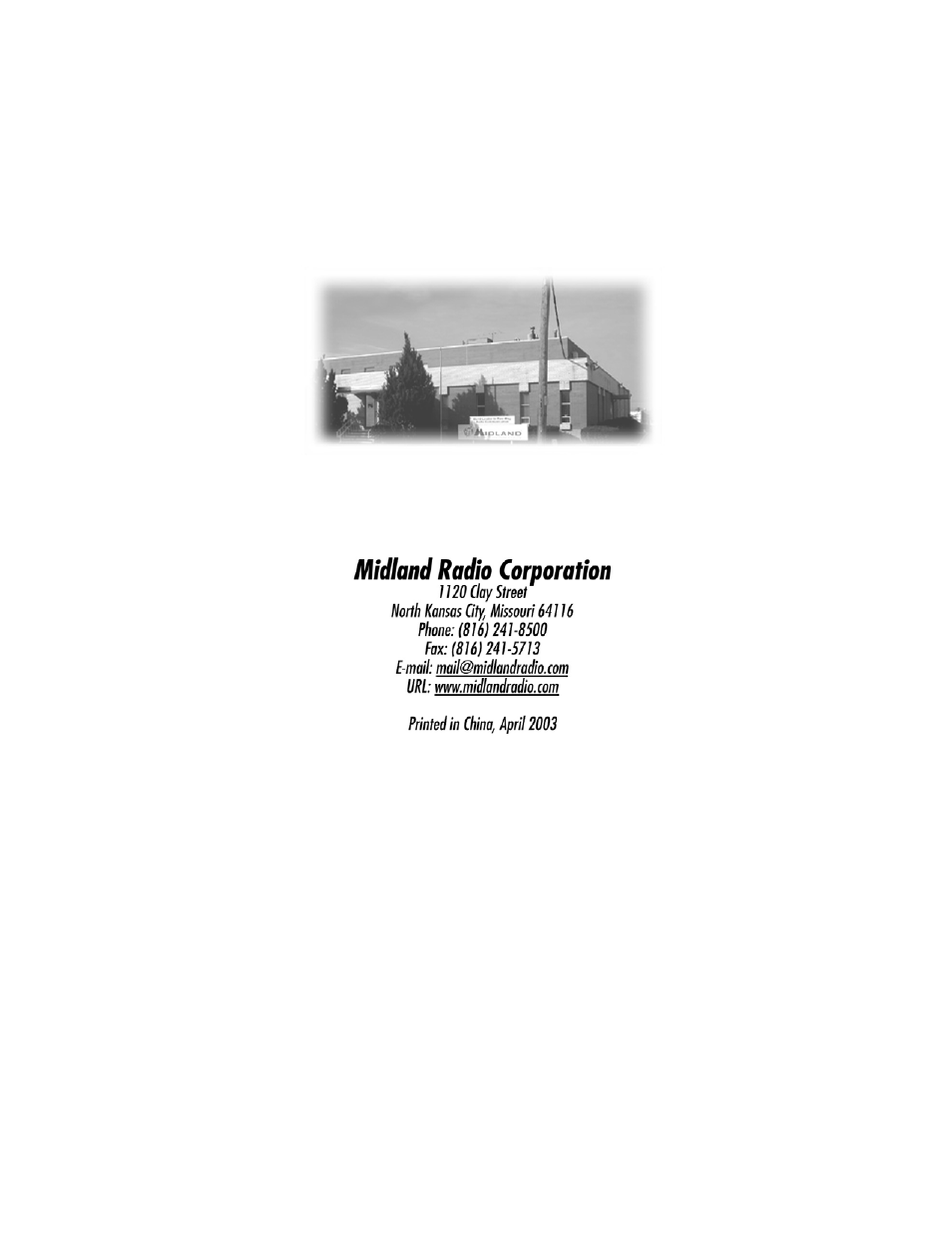 Midland Radio WR-300 User Manual | Page 40 / 40