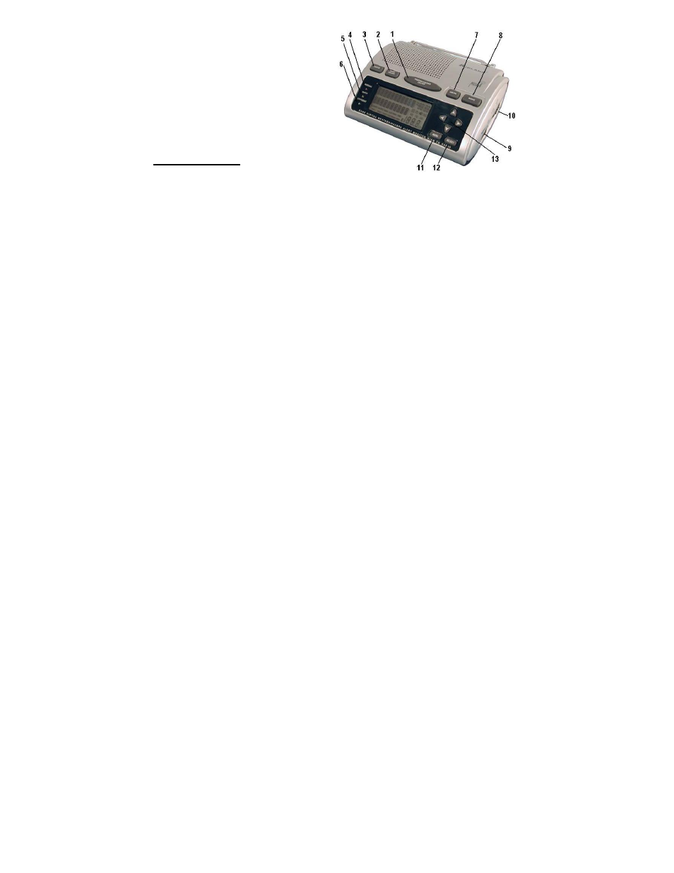 Midland Radio WR-300 User Manual | Page 9 / 40