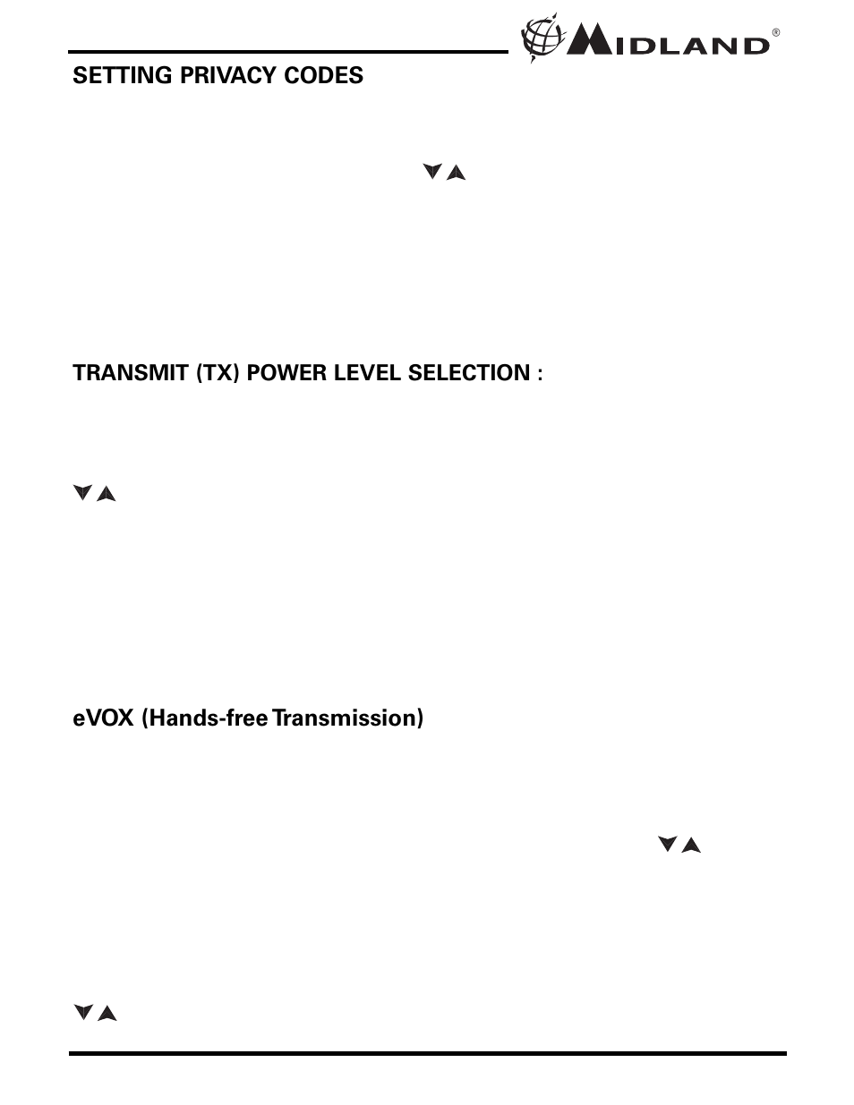 Midland Radio GXT300 User Manual | Page 11 / 20